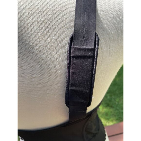 Exquisite Form Longline Bra 38DD Black Nylon & Spandex - Picture 6 of 9